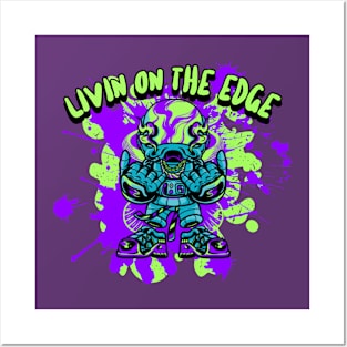 Livin On The Edge Posters and Art